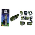 7 In 1 Whistle w/ LED Flashlight - Green